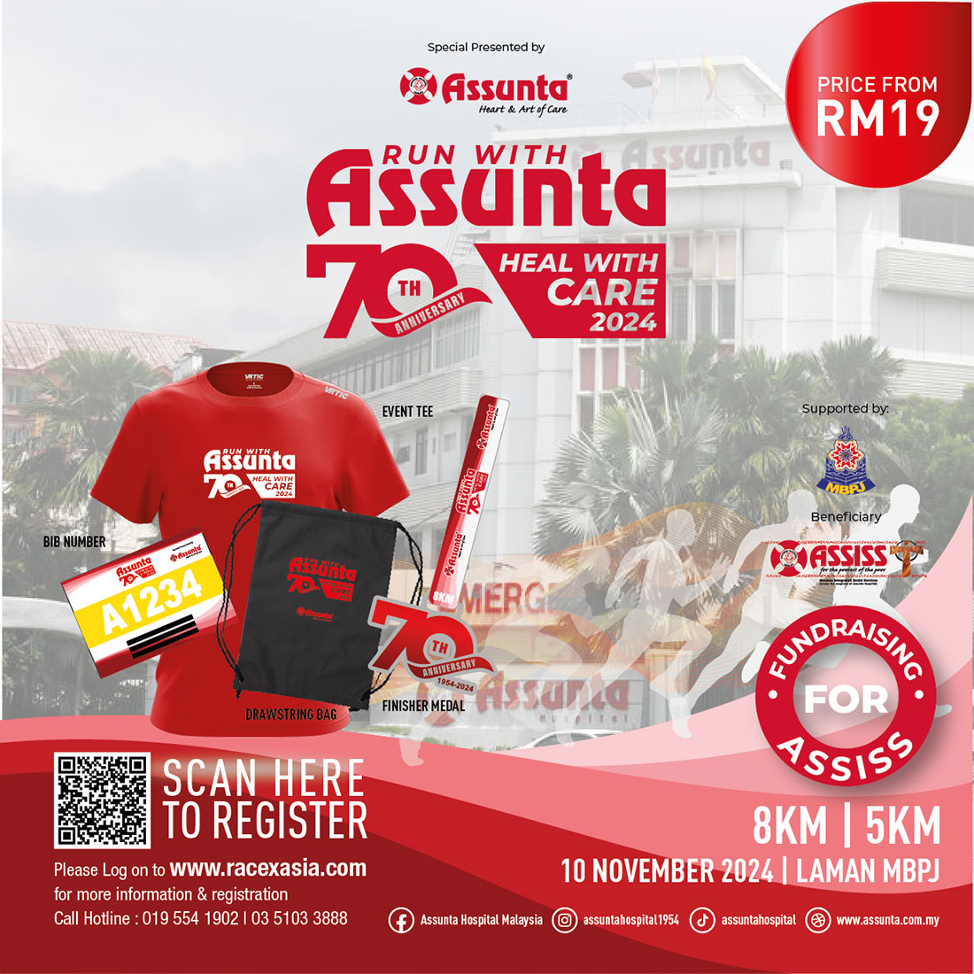 Assunta 70th Anniversary Fundraising Run 2024