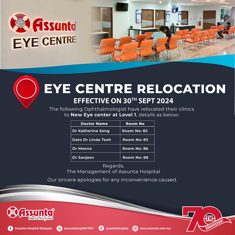 Assunta Eye Centre Relocation